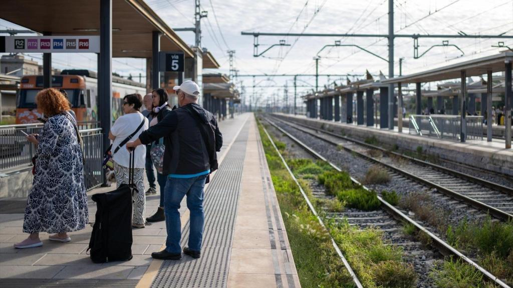 Viajeros de Rodalies, en una imagen de archivo