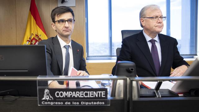 El presidente de RTVE, José Pablo López, en el Congreso de los Diputados.